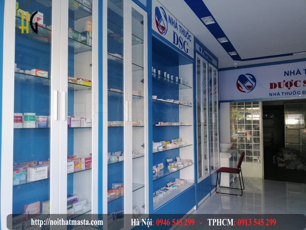 Thiết kế hiệu thuốc tây - chị bích